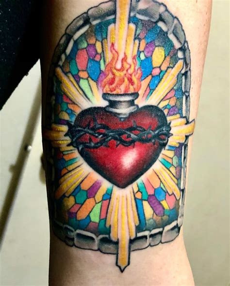 Sacred hesrt tattoo